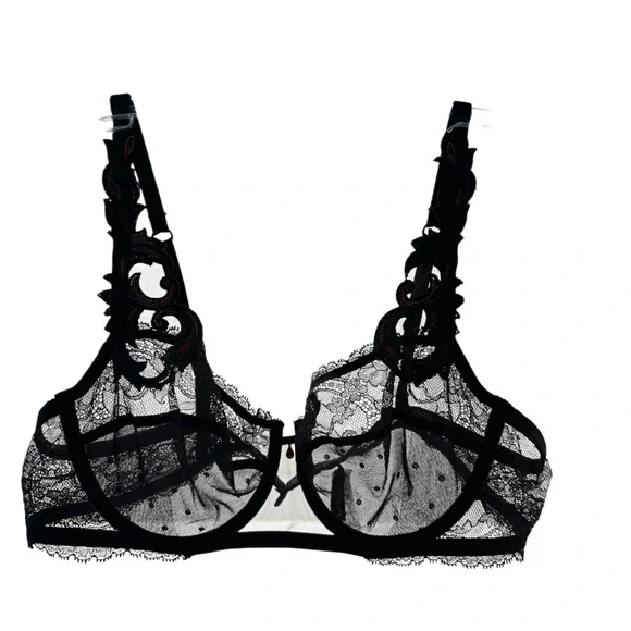 ✨ Lise Charmel Soirée Libertine Demi Cup Bra 36C NWT - Picture 6 of 9